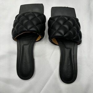 Bottega Padded Flat Sandals sz 37